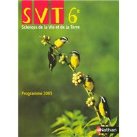 Sciences et Vie de la Terre 6e 2005