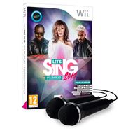 Let's Sing 2019 Hits français et internationaux Nintendo Wii + 2 micros