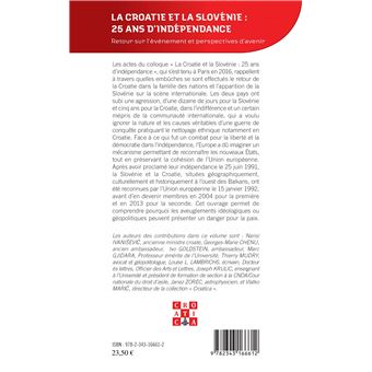 La Croatie et la Slovénie : 25 ans d'indépendance