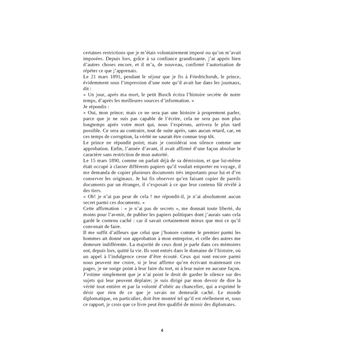 Bismarck : Mémoires