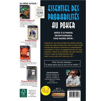 Essentiel des probabilités au poker - Version 4.0