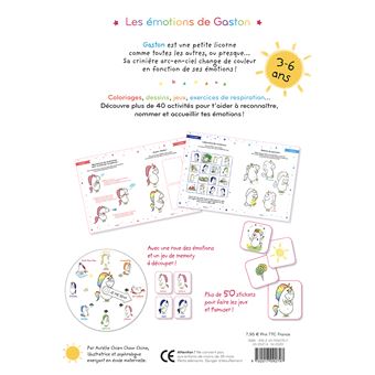 Les émotions de Gaston - Mon cahier d'activités