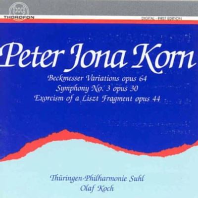 Variations beckmesser pour orchestre 3 em symph