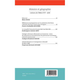 Histoire et géographie