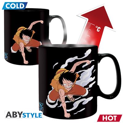 Mug thermosensible One Piece Luffy et Ace 460 ml