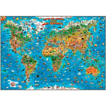 Carte Du Monde Pour Enfants Avec Barres Plast 1 138x97 Collectif Achat Livre Fnac