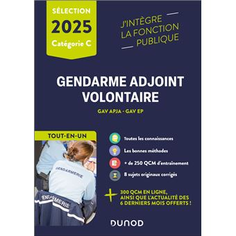 Epreuves de sélection Gendarme adjoint volontaire 2023