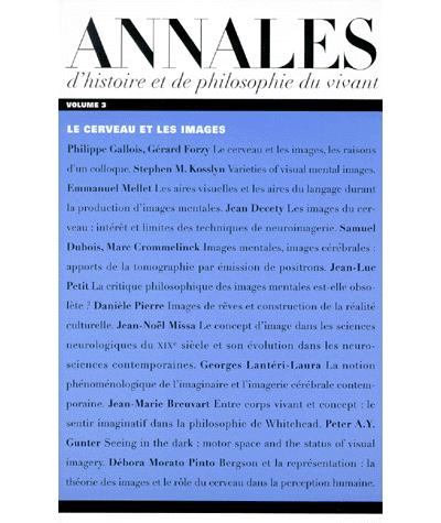 Annales d'histoire et de philosophie du vivant, n°3