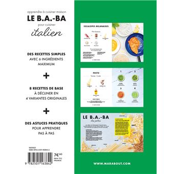 Le B.A.-BA pour cuisiner italien