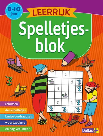 Leerrijk spelletjesblok (8-10 j.)