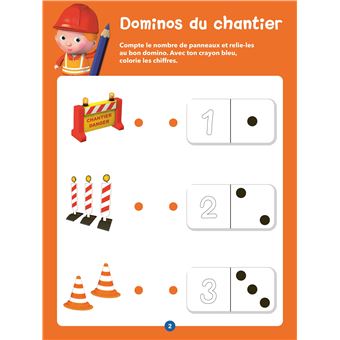 Coloriages et jeux P'tit garçon (orange)