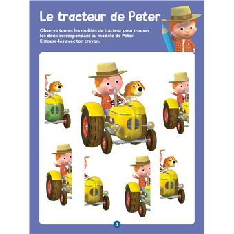 Coloriages et jeux P'tit garçon (orange)