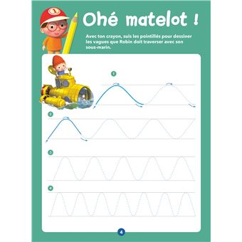 Coloriages et jeux P'tit garçon (orange)