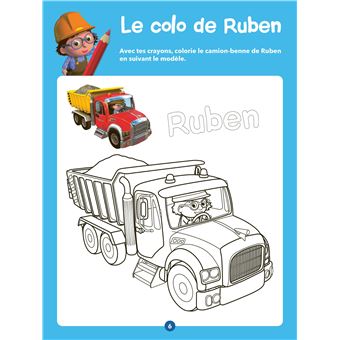 Coloriages et jeux P'tit garçon (orange)