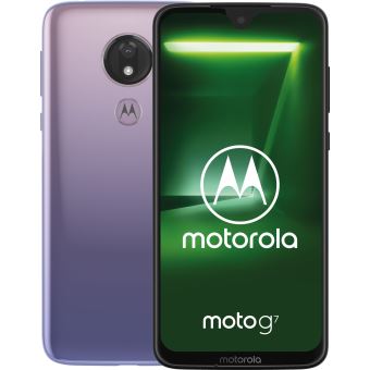 Motorola Moto G7 Power - 4G smartphone - dual-SIM - RAM 4 GB / intern geheugen 64 GB - microSD slot - lcd-scherm - 6.2" - 1570 x 720 pixels - rear camera 12 MP - front camera 8 MP - ijsviolet verloop - 1