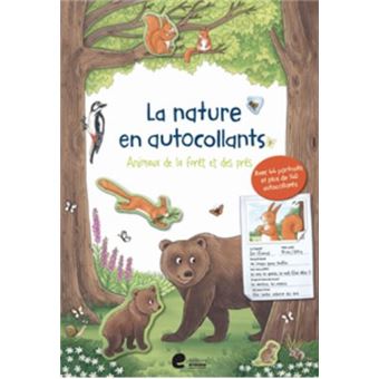 La nature en autocollants, Animaux de la forêt et des prés