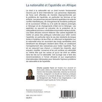 La nationalité et l'apatridie en Afrique