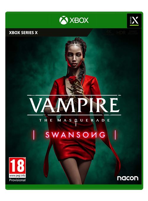 Pochette avant du jeu Vampire: The Masquerade - Swansong Xbox Series X