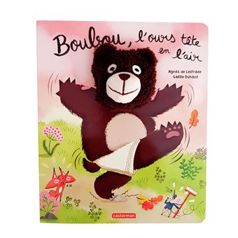 Livre marionnette - Boubou, l'ours tête en l'air