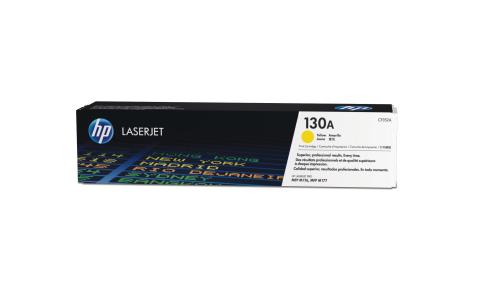 HP 130A - geel - origineel - LaserJet - tonercartridge ( CF352A )
