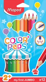 Pack de 12 crayons Maped Color'Peps Jumbo