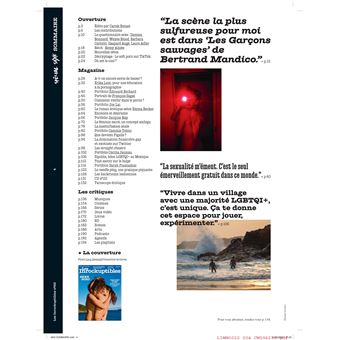 Les Inrockuptibles N°22 : Sexe 2023 - juillet-août 2023