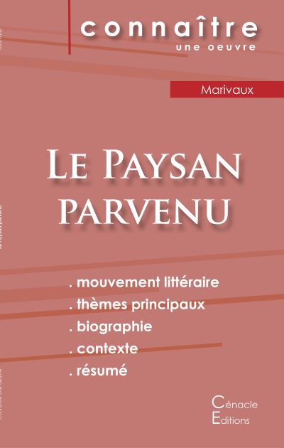 Fiche de lecture Le Paysan parvenu (Analyse littéraire de référence et résumé complet)