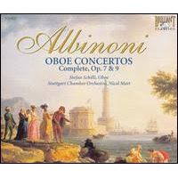 Les Concertos pour haubois et cordes, opus 7 et 9