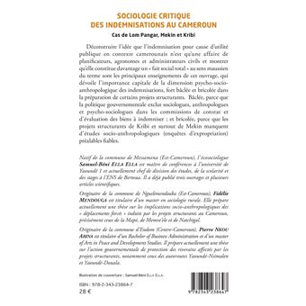 Sociologie critique des indemnisations au Cameroun