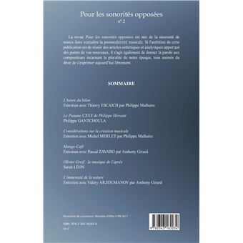 Pour les sonorités opposées