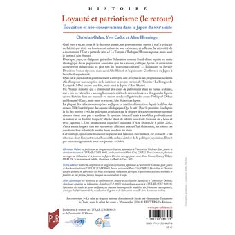 Loyauté et patriotisme (le retour)