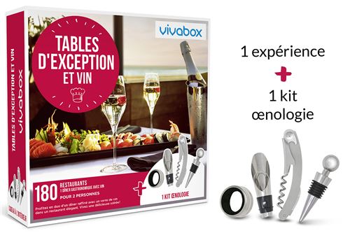 Vivabox Tables d'exceptions et vin