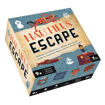 Nautilus Escape - boîte avec cartes et accessoires