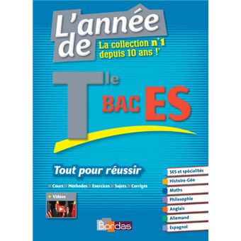 L Annee De Terminale Bac Es Broche Collectif Achat Livre Fnac