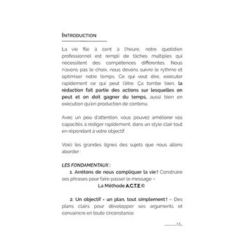 Les écrits professionnels