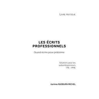 Les écrits professionnels