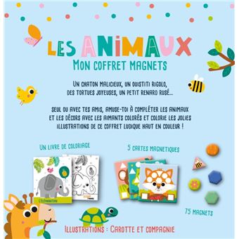 Mon P'tit Hemma Mon coffret magnets - Les animaux