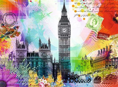 PUZZLE 500 P : CARTE DE LONDRES