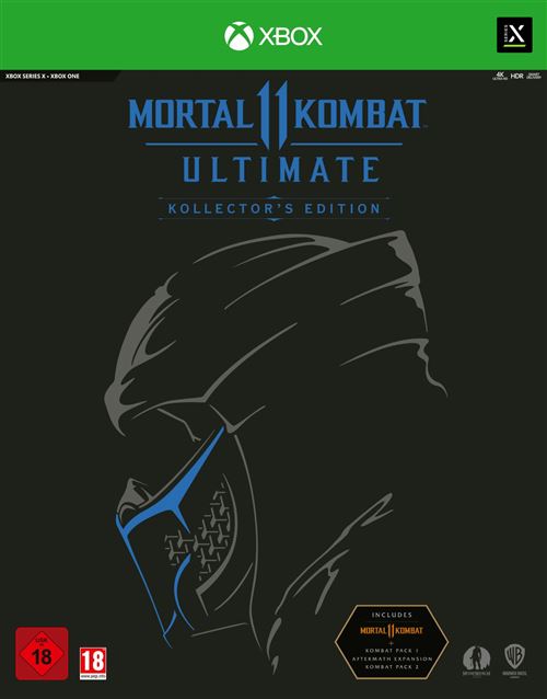 Pochette avant du jeu Mortal Kombat 11 Ultimate Edition Collector Xbox