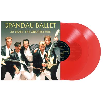 40 Years The Greatest Hits Vinyle Rouge Transparent