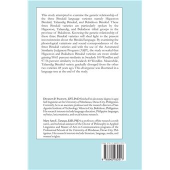Examining the Genetic Relationship of Binukid Language Varieties