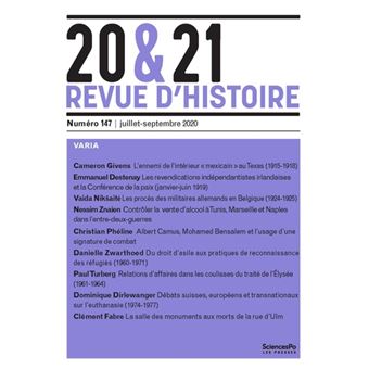 20&21. Revue d'histoire 147