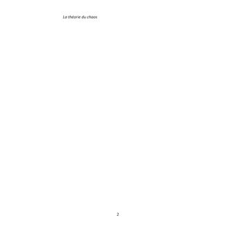 La théorie du chaos