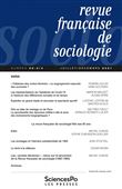 Revue Française de Sociologie T62-3/4