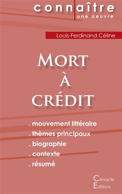 Mort à crédit de Louis-Ferdinand Céline