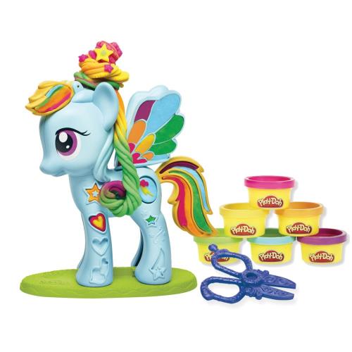 Coffret Pâte à modeler Chevelure de Rêve My Little Pony Play-Doh - Autres  jeux créatifs