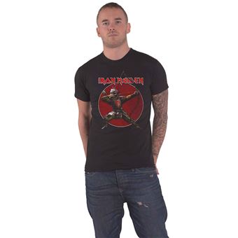 T-Shirt Iron Maiden Eddie Archer Red Circle Noir