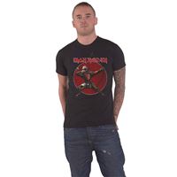 T-Shirt Iron Maiden Eddie Archer Red Circle Noir