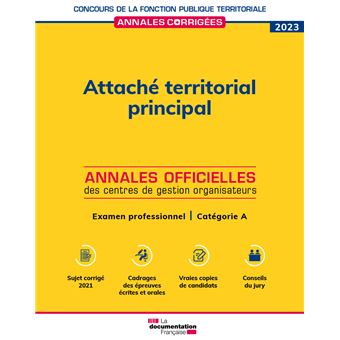 Attaché territorial principal 2023