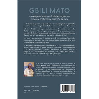 Gbili Mato. Un exemple de résistance à la pénétration française en Guinée forestière entre le XIXe et le XXe siècle
